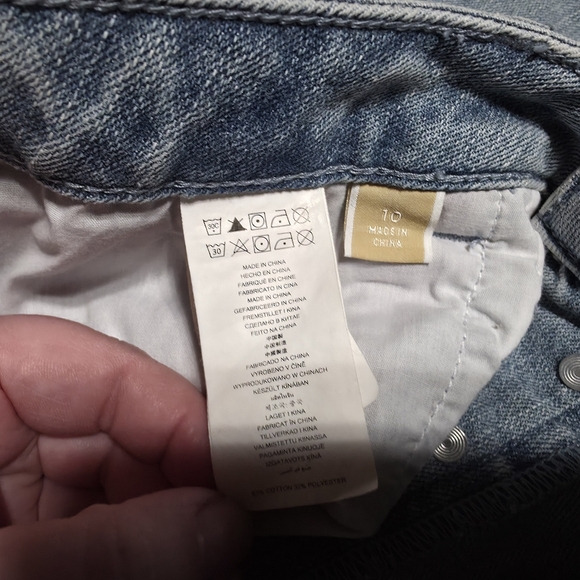 Michael Kors Women's Fray Flared Jeans Size 10 - Picture 11 of 15